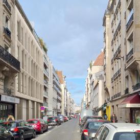 BUREAUX 111 RUE CARDINET PARIS - VUE DEPUIS LA RUE - AXE IMMOBILIER